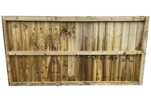 Fully Framed Treated Closeboard Fence Panel