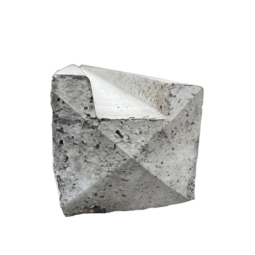 8FT End Concrete Post