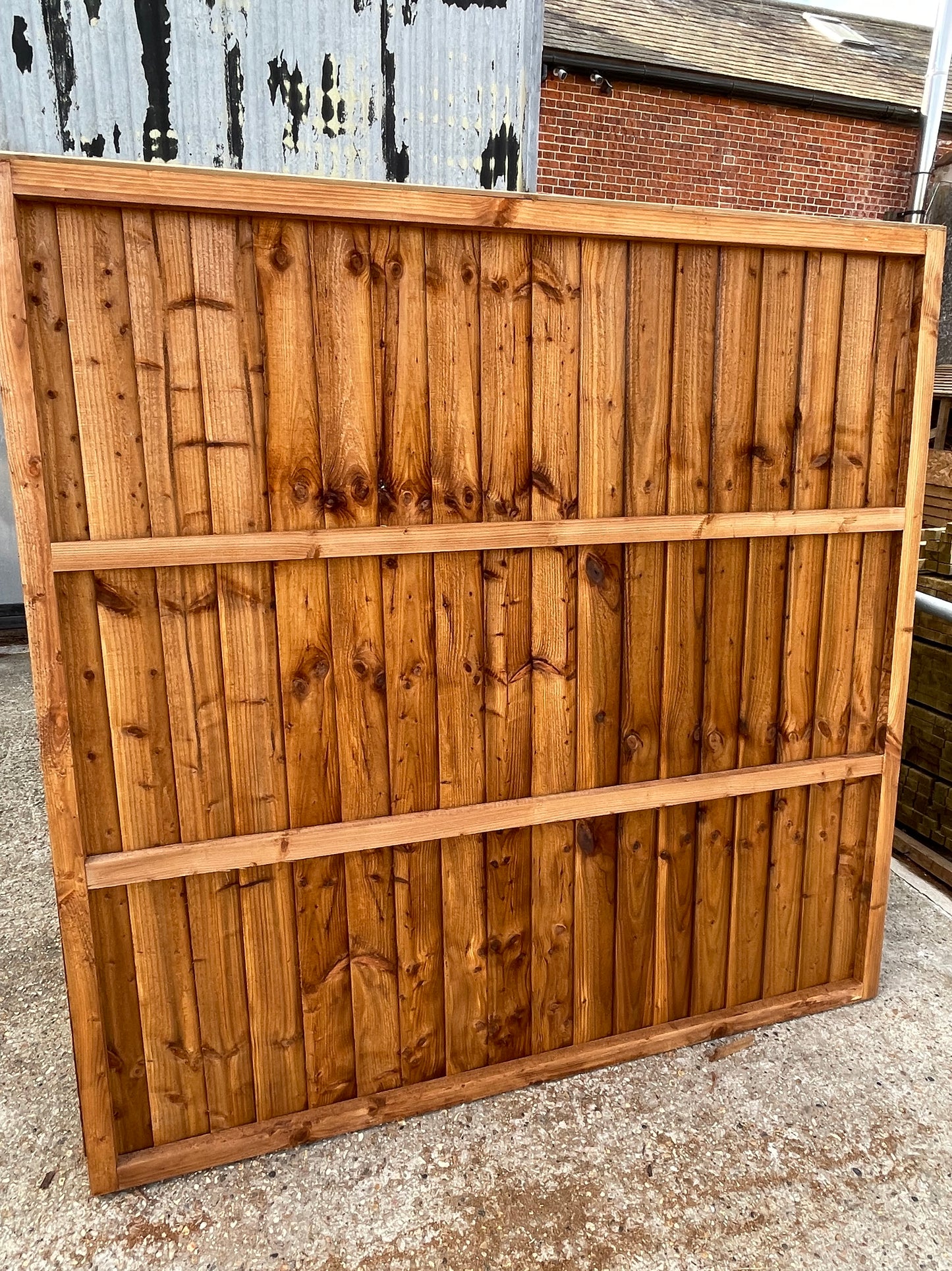 Fully Framed Treated Closeboard Fence Panel